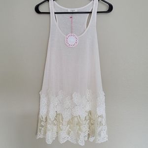 Umgee Lace Tank or Shirt Extender S NWT
